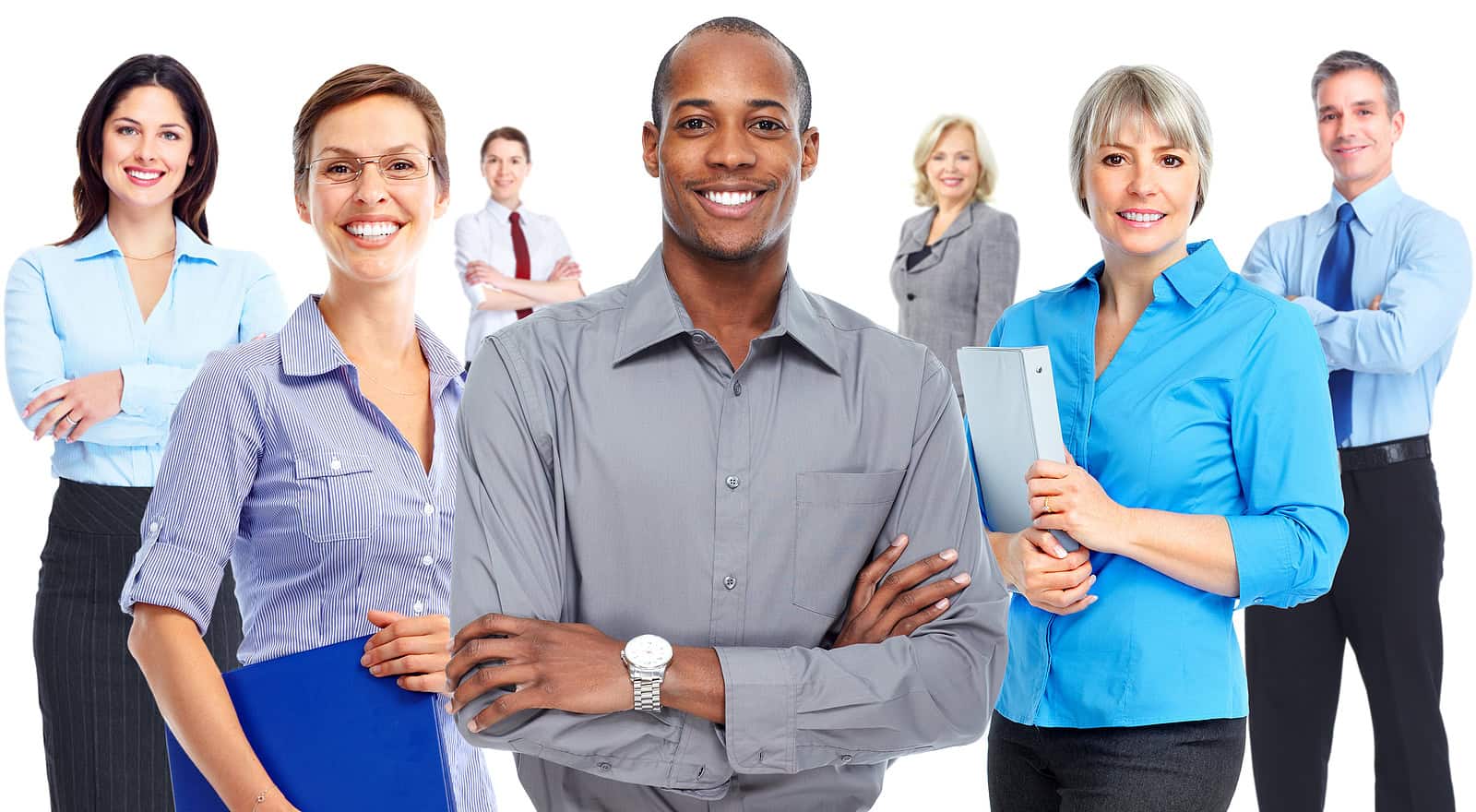 Group of business people team